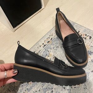 Black Platform Loafers